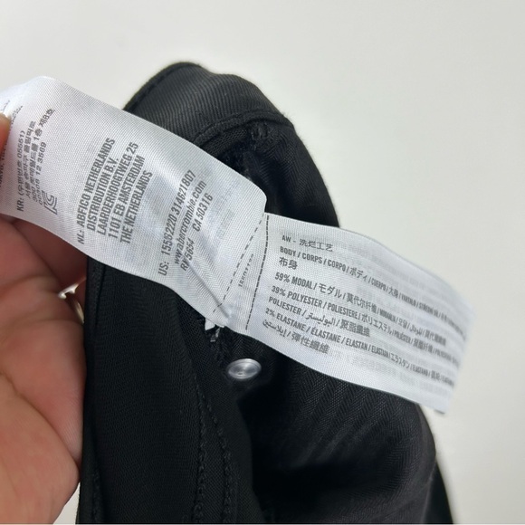 Abercrombie & Fitch The Super Skinny Ankle High Rise curve love coated pants - Picture 10 of 10